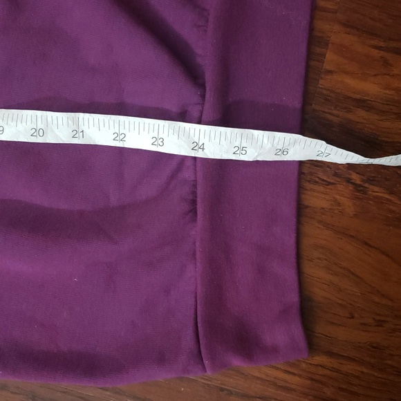 Aviator Nation Purple Crewneck Sweatshort Size S Never Stop Chasing Rainbows - Picture 8 of 8